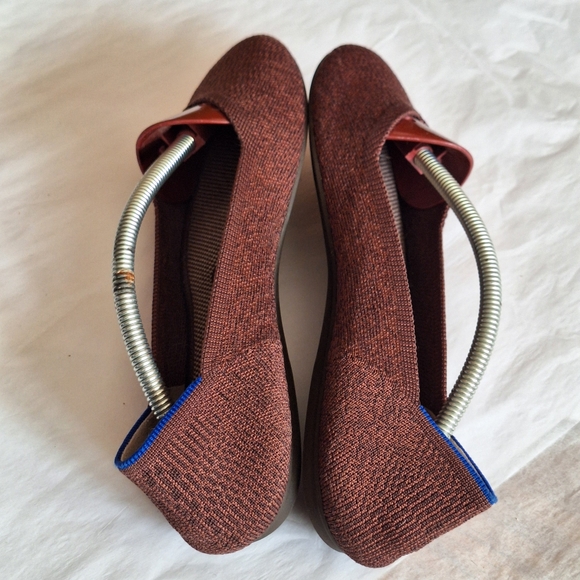 Rothy’s Retired Truffled Python Round Toe Flats Size 8.5 - Picture 8 of 16